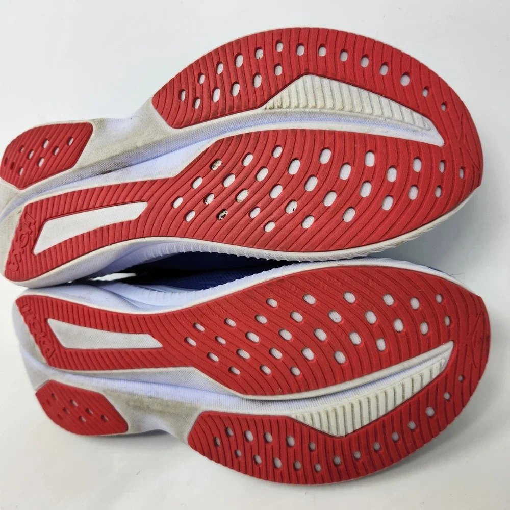 Hoka One One Mach 6 Womens Running Shoes Blue Red 1147810 MLL Size 8B